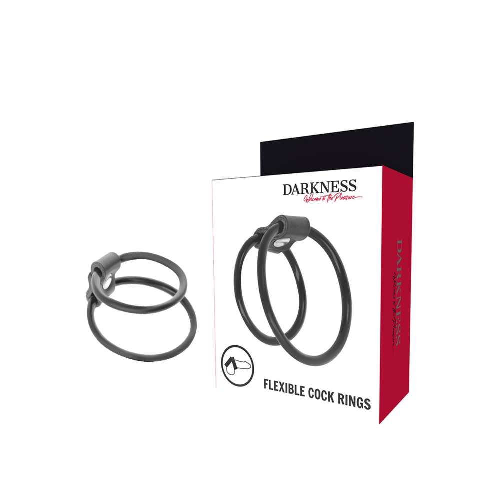 DARKNESS - DUO RINGS FOR PENIS