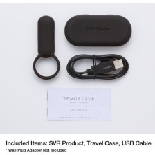 TENGA - SVR SMART BLACK VIBRATOR RING