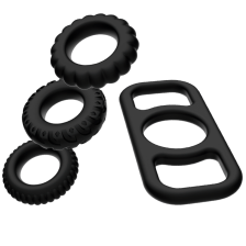 ADDICTED TOYS - COCK RING SET 4 PIECES