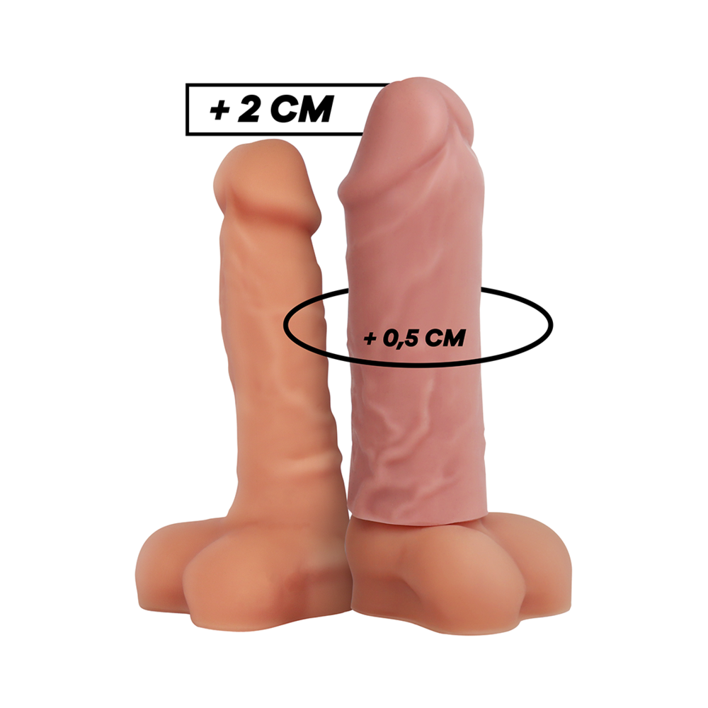 VIRILXL - PENIS EXTENDER EXTRA COMFORT SLEEVE V3 FLESH