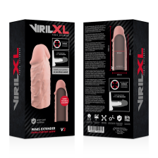 VIRILXL - ESTENSORE DEL PENE EXTRA COMFORT MANICOTTO V3 FLESH