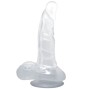 BAILE - REALISTISCHER DILDO MIT SAUGNAPF UND HODEN 16.7 CM TRANSPARENT