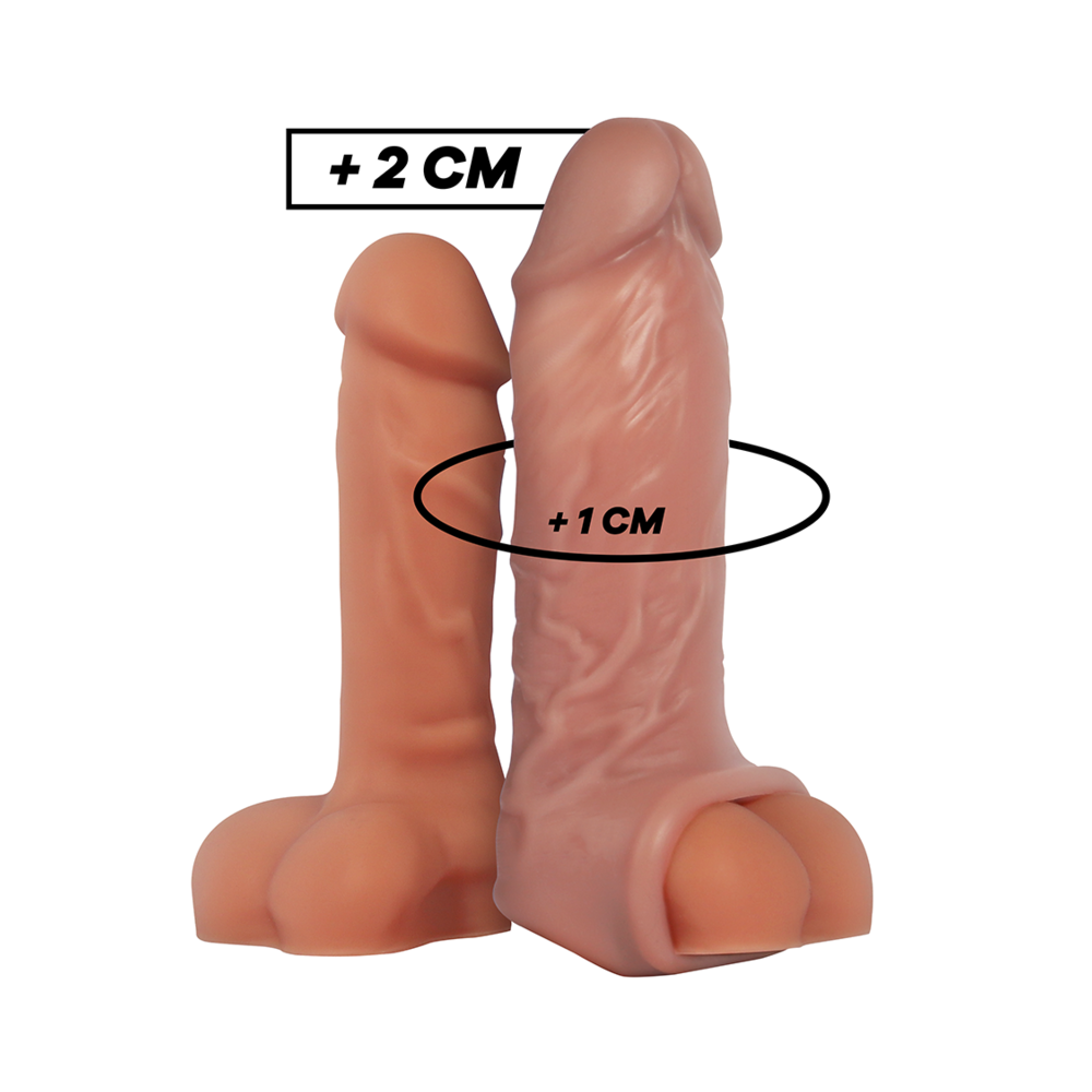 VIRILXL - ESTENSORE DEL PENE EXTRA COMFORT MANICOTTO V7 FLESH