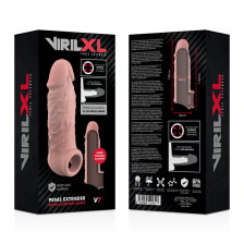 VIRILXL - ESTENSORE DEL PENE EXTRA COMFORT MANICOTTO V7 FLESH