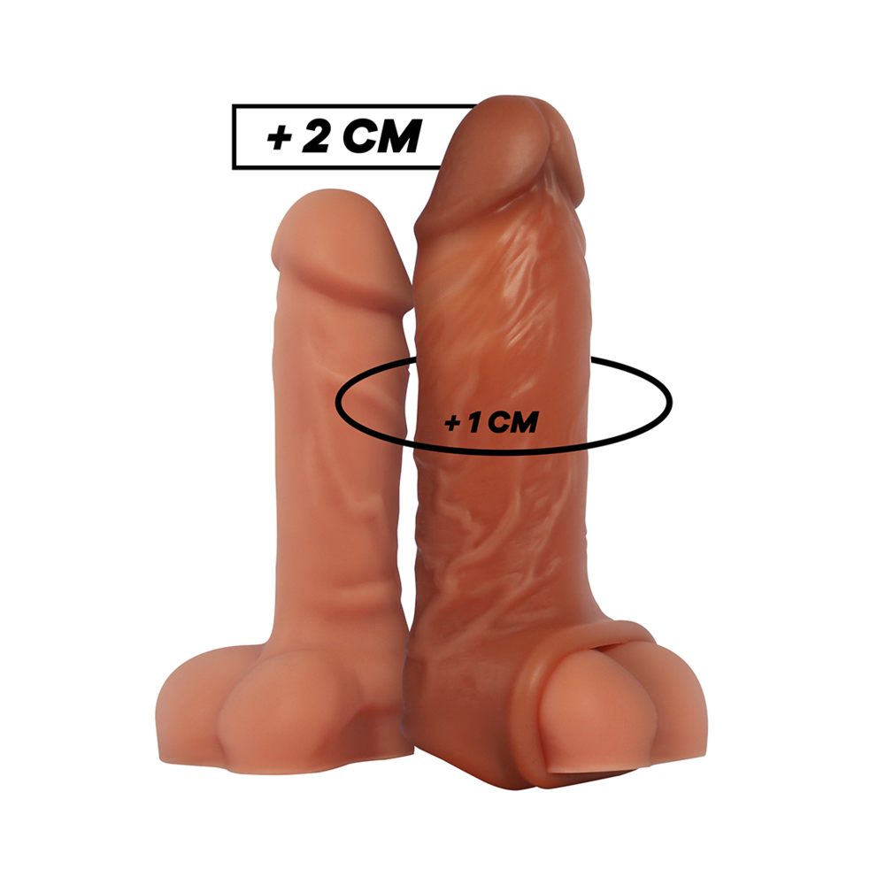 VIRILXL - PENIS EXTENDER EXTRA COMFORT SLEEVE V7 BRAUN