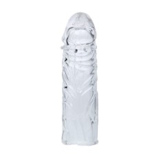 BAILE - COUVERCLE DE PÉNIS EN SILICONE TRANSPARENT 13 CM