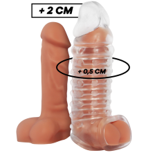 VIRILXL - EXTENSION DE PÉNIS MANCHON EXTRA CONFORT V11TRANSPARENT