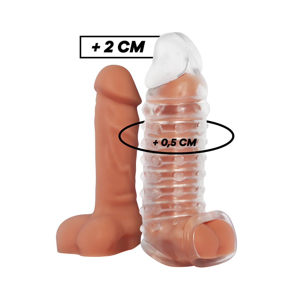 VIRILXL - PENIS EXTENDER EXTRA COMFORT SLEEVE V11TRANSPARENT