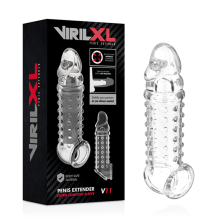 VIRILXL - EXTENSION DE PÉNIS MANCHON EXTRA CONFORT V11TRANSPARENT