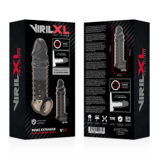 VIRILXL - MANICOTTO EXTRA COMFORT PER ESTENSORE DEL PENE V11 NERO