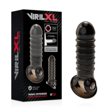 VIRILXL - MANICOTTO EXTRA COMFORT PER ESTENSORE DEL PENE V15 NERO