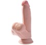 KING COCK - PLUS 3D DILDO BALANANDO BOLAS 15.2 CM PELE CLARA