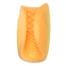 CALEXOTICS - BEADED GRIP MASTURBATOR ORANGE