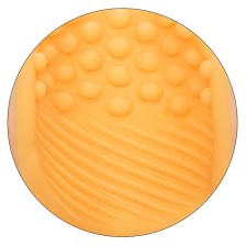 CALEXOTICS - MASTURBADOR BEADED GRIP LARANJA