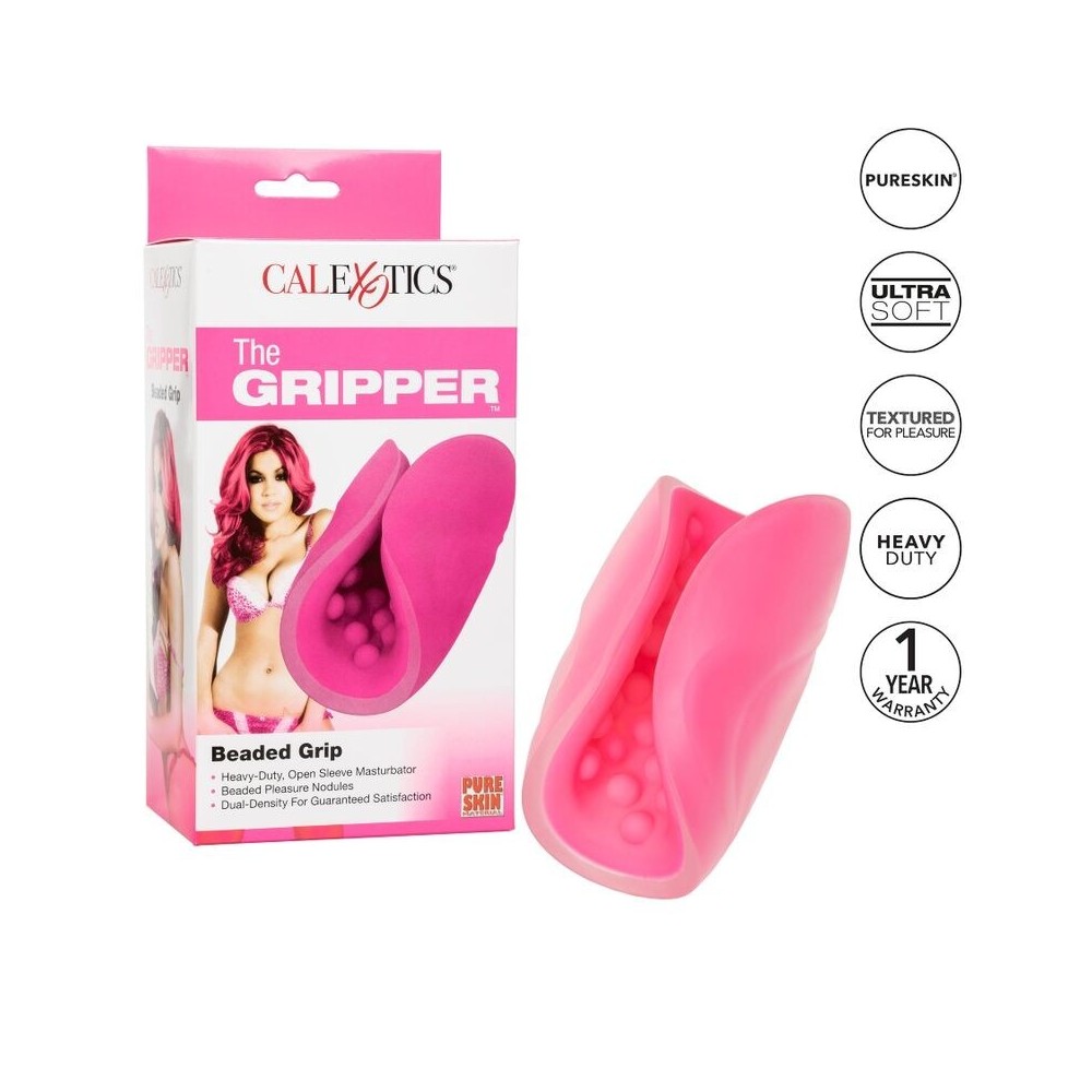 CALEXOTICS - BEADED GRIP MASTURBATOR