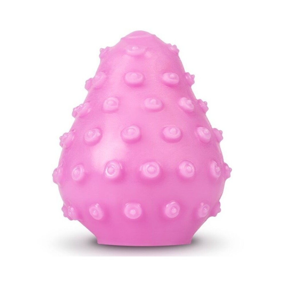 G-VIBE - REUSABLE TEXTURED MASTURBATOR EGG PINK