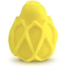 G-VIBE - OEUF MASTURBATEUR TEXTURÉ JAUNE RÉUTILISABLE