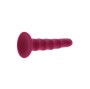 GET REAL - RIBBED DONG 12 CM RED