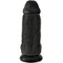 KING COCK - PÊNIS GORDINHO REALISTA 23 CM PRETO