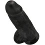 KING COCK - PÊNIS GORDINHO REALISTA 23 CM PRETO