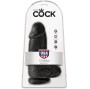 KING COCK - PÊNIS GORDINHO REALISTA 23 CM PRETO