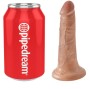 KING COCK - PENE REALISTICO 12 CM CARAMEL