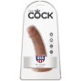 KING COCK - REALISTISCHER PENIS 15 CM KARAMELL