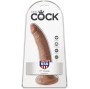 KING COCK - REALISTIC PENIS 17.5 CM CARAMEL