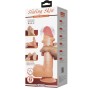 PRETTY LOVE - SLIDING SKIN SERIES REALISTIC DILDO WITH SLIDING SKIN SUCTION CUP REMOTE CONTROL FLESH 21.8 CM