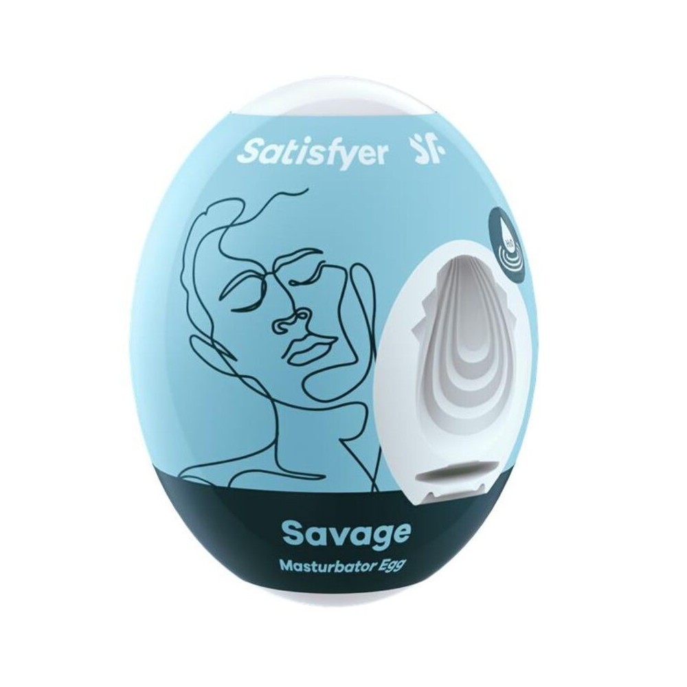 SATISFYER - SAVAGE MASTURBATOR EGG