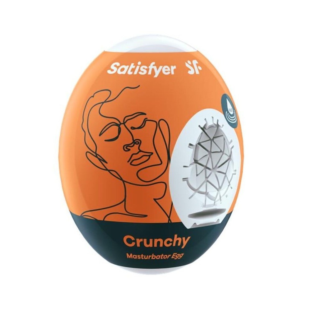 SATISFYER - CRUNCHY MASTURBATOR EGG