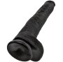 KING COCK - REALISTISCHER PENIS MIT EIER 30.5 CM SCHWARZ