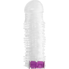 OHMAMA - TEXTURED PENIS SLEEVE WITH VIBRATING BULLET