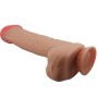 PRETTY LOVE - DILDO REALISTICO SLIDING SKIN SERIES CON VENTOSA SCORREVOLE DELLA PELLE FLESH 26 CM