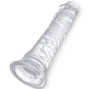 KING COCK - KLARER REALISTISCHER PENIS 19.7 CM TRANSPARENT