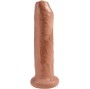 KING COCK - PÉNIS RÉALISTE NON COUPÉ 17.8 CM CARAMEL