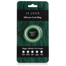 JE JOUE - ANELLO IN SILICONE VERDE - STROZZATURA MEDIA