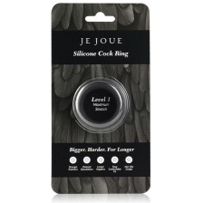 JE JOUE - ANNEAU PÉNIAL EN SILICONE EXTENSION MAXIMALE - NOIR