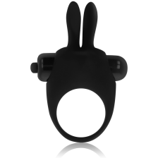 OHMAMA - SILICONE RABBIT VIBRATOR COCK RING