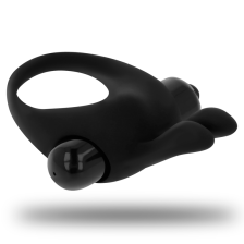 OHMAMA - SILICONE RABBIT VIBRATOR COCK RING