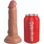 KING COCK - ELITE REALISTISCHER SILIKONDILDO 15.2 CM KARAMELL