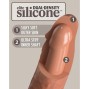 KING COCK - ELITE DILDO REALISTICO IN SILICONE 15.2 CM CARAMEL