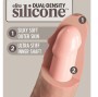 KING COCK - ELITE DILDO SILICONE REALISTA 17.8 CM