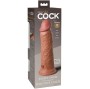 KING COCK - ELITE GODE RÉALISTE EN SILICONE 20.3 CM CARAMEL