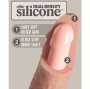 KING COCK - ELITE DILDO SILICONE REALISTA 20.3 CM