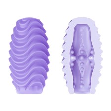 PRETTY LOVE - DOUBLE SIDED LILAC MASTURBATOR EGG