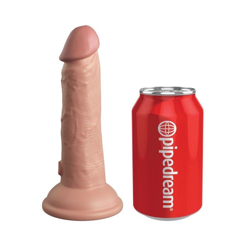 KING COCK - ELITE GODE RÉALISTE VIBRANT & SILICONE 15.2 CM