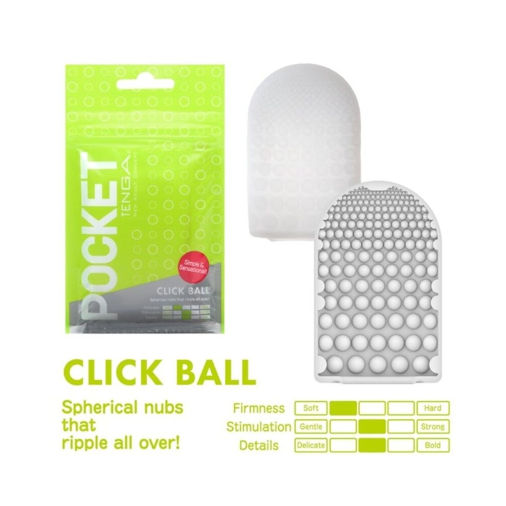 TENGA - BOLSO MASTURBADOR CLICK BALL