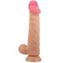 PRETTY LOVE - DILDO REALISTICO SLIDING SKIN SERIES CON VENTOSA SCORREVOLE DELLA PELLE 24 CM