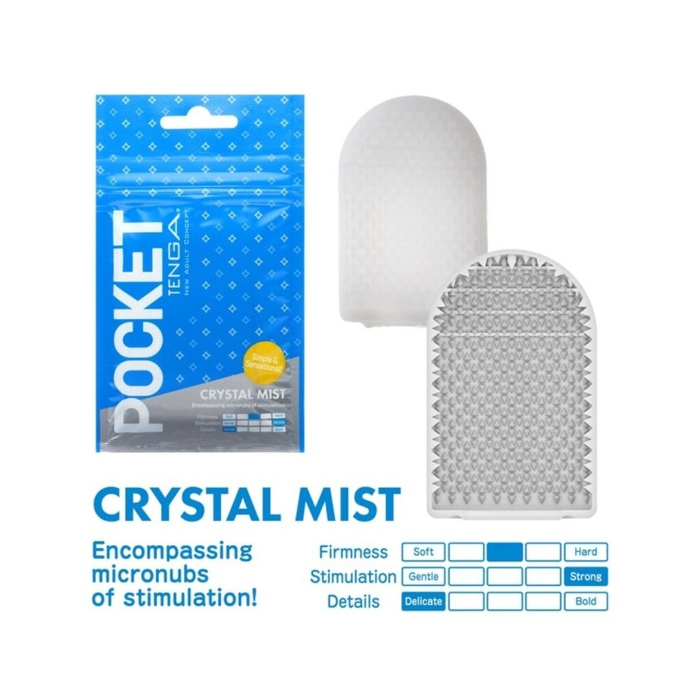 TENGA - CRYSTAL MIST POCKET MASTURBADOR